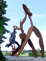 Agnes Keil,  sculpture is vandalism safe